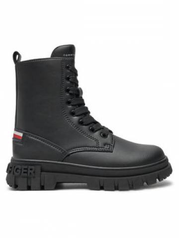 Tommy Hilfiger Черевики туристичні Lace-Up Bootie T3A5-33600-1351 M Чорний Tommy Hilfiger Черевики туристичні Lace-Up Bootie T3A5-33600-1351 M Чорний