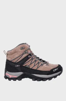 Женские розовые замшевые ботинки RIGEL MID TREKKING SHOES WP Розовый 36 CMP 3Q12946-P430