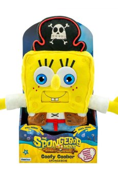 Мягкая интерактивная игрушка Funrise Губка Боб в кино В поисках квадратных штанов Губка Боб-Веселый чудак, от 3 лет (FR71161)
