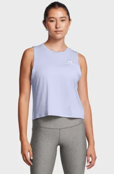 Женский сиреневый топ Vanish Energy Crop Tank Сиреневый M Under Armour 1383654-539