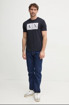 Хлопковая футболка Armani Exchange