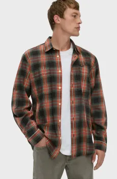 Мужская рубашка в клетку Разноцветный M Camel Active 409140-6S40-55