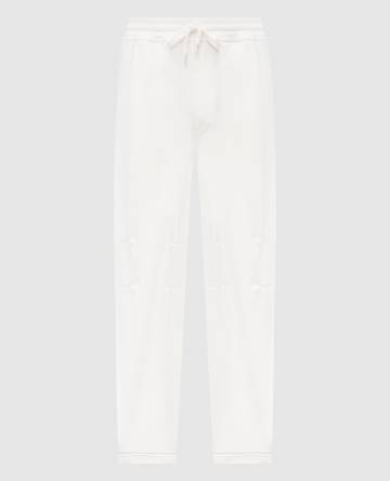 Белые спортивные штаны