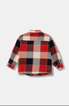 Детская хлопковая рубашка United Colors of Benetton