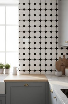 Набір декоративних самоклейних настінних наліпок 10 pack - білий