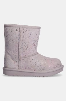 Детские замшевые сапоги UGG CLASSIC II SHIMMER SKY