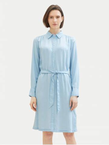 Tom Tailor Сукня-сорочка 1040366 Блакитний Regular Fit Tom Tailor Сукня-сорочка 1040366 Блакитний Regular Fit
