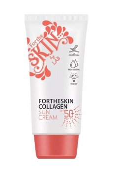 Уценка! Солнцезащитный крем для лица Fortheskin Collagen Sun Cream SPF50+/PA+++ с коллагеном, 70 мл