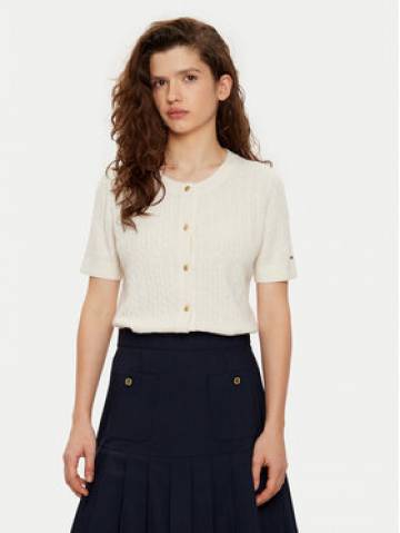 Tommy Hilfiger Кардиган WW0WW43958 Écru Regular Fit