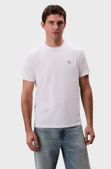 Мужская белая футболка BADGE 30S JERSEY CLASSIC Белый S Calvin Klein Jeans LV04RC272G