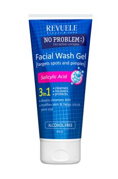 Гель для умывания Revuele No Problem Washing Gel 3 в 1 с салициловой кислотой, 200 мл