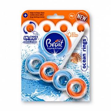 Туалетный блок Brait Ocean Rings, 40 г Туалетный блок Brait Ocean Rings, 40 г