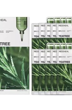 Успокаивающая тканевая маска для лица Mediheal Teatree Calming Moisture Mask, 10*24 мл
