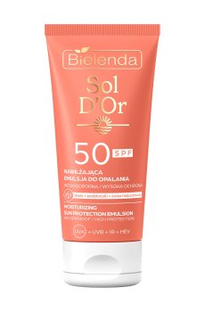 Увлажняющая солнцезащитная эмульсия для тела Bielenda Sol DOr Moisturizing Sun Protection Emulsion SPF 50, 150 мл