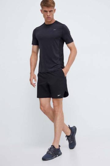 Футболка для тренинга Reebok ACTIVCHILL Athlete цвет чёрный меланж Футболка для тренинга Reebok ACTIVCHILL Athlete цвет чёрный меланж