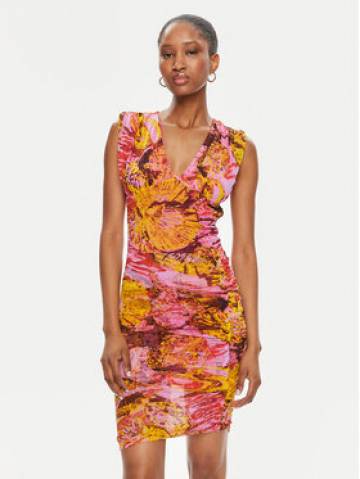 Pinko Коктейльна сукня Androgeo Abito 103224 A1OB Рожевий Slim Fit Pinko Коктейльна сукня Androgeo Abito 103224 A1OB Рожевий Slim Fit