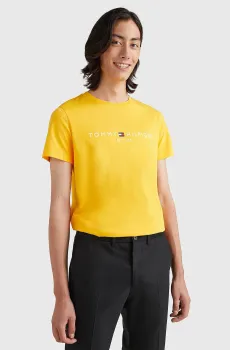 Мужская желтая футболка TOMMY LOGO TEE Желтый M Tommy Hilfiger MW0MW11797