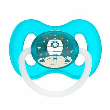Пустышка Canpol Babies Space латексная круглая, синяя, от 6 до 18 месяцев, 1 шт (23/222_blu) Пустышка Canpol Babies Space латексная круглая, синяя, от 6 до 18 месяцев, 1 шт (23/222_blu)
