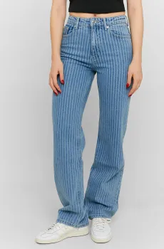 Женские голубые джинсы в полоску Голубой 38 Tally Weijl SPADEPEPPER