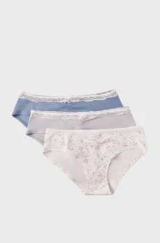Женские трусики (3 шт) Разноцветный XS womensecret 4934531