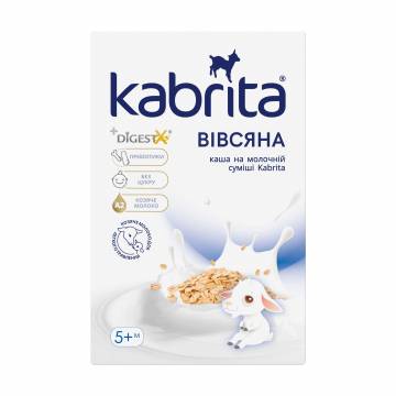 Овсяная каша Kabrita на основе козьего молока, с 5 месяцев, 180 г Овсяная каша Kabrita на основе козьего молока, с 5 месяцев, 180 г