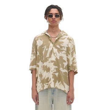 Cropp - Сорочка з коротким рукавом - кремовий Cropp - Сорочка з коротким рукавом - кремовий