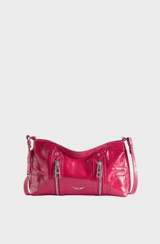 Женская розовая кожаная сумка Sunny Mood Розовый ONESIZE ZADIG&VOLTAIRE LWBA03891_PODIUM