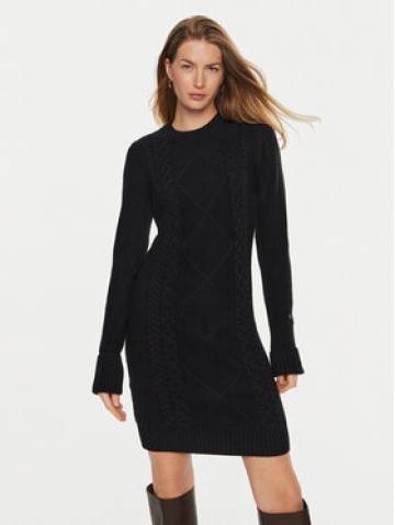 Guess Трикотажна сукня Serena W4BK17 Z3HW0 Чорний Regular Fit Guess Трикотажна сукня Serena W4BK17 Z3HW0 Чорний Regular Fit