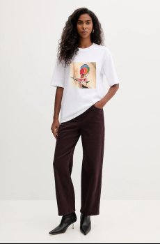 Хлопковая футболка MAX&Co.