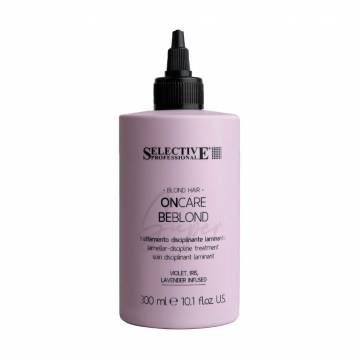 Супердисциплинирующий флюид Selective Professional OnCare BeBlond Lamellar-Discipline Treatment для ламинирования блонда, 300 мл Супердисциплинирующий флюид Selective Professional OnCare BeBlond Lamellar-Discipline Treatment для ламинирования блонда, 300 мл