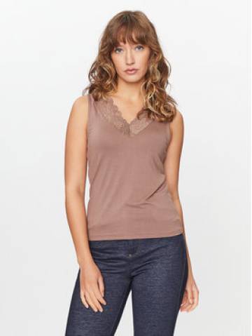 Vero Moda Топ 10293792 Коричневий Regular Fit Vero Moda Топ 10293792 Коричневий Regular Fit