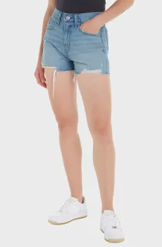 Женские голубые джинсовые шорты HOT PANT Голубой 29 Tommy Jeans DW0DW17641