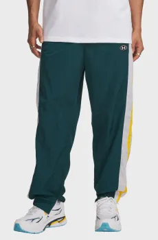 Мужские зеленые спортивные брюки UA Icon Wvn Track Jogger Зеленый L Under Armour 6009662-919