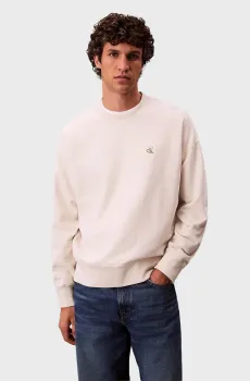 Мужской белый свитшот PREMIUM TERRY Белый L Calvin Klein Jeans LV04RC277G