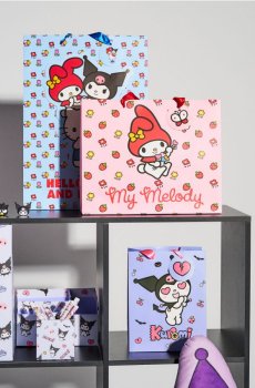 Подарункові пакети, 3 шт. Hello Kitty and Friends - різнобарвний