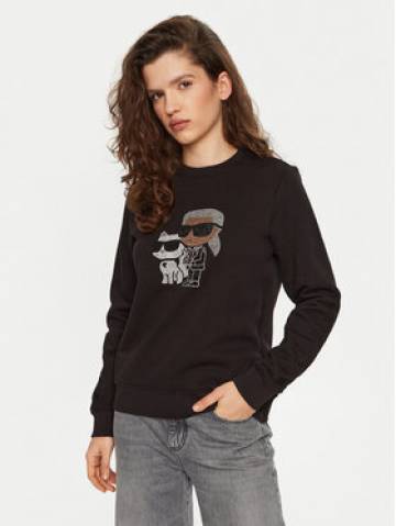 KARL LAGERFELD Світшот A1W20081 Чорний Regular Fit KARL LAGERFELD Світшот A1W20081 Чорний Regular Fit
