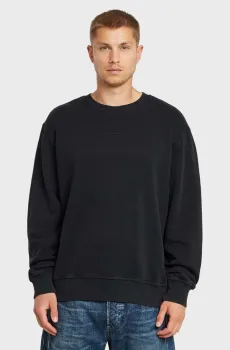 Мужской черный свитшот Washed Черный M G-Star RAW D26277,D688