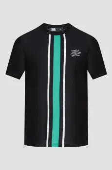 Мужская черная футболка Черный M Karl Lagerfeld 541202.755080;510