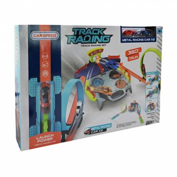 Игрушка трек Shantou Jinxing Track Racing 2 машинки, свет, звук, от 6 лет, 57*7.6*37 см (JJ167) Игрушка трек Shantou Jinxing Track Racing 2 машинки, свет, звук, от 6 лет, 57*7.6*37 см (JJ167)