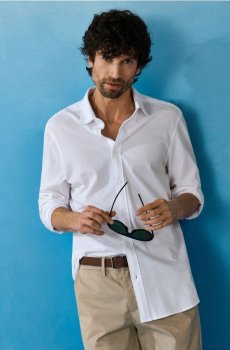 Бавовняна сорочка - білий