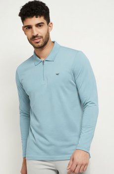 Kook N Keech Men Brand Logo Polo Collar T-shirt