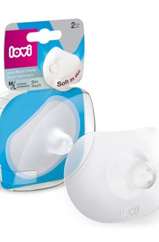 Силиконовые накладки на соски LOVI Skin Touch размер M/L, 2 шт (5/606gb)