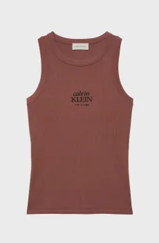 Женский коричневый топ BABY Коричневый M Calvin Klein Jeans LV047F239G