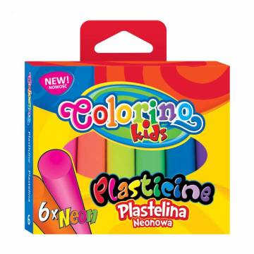 Детский пластилин Colorino Kids Neon, 6 цветов, от 3 лет, 100 г (42666PTR) Детский пластилин Colorino Kids Neon, 6 цветов, от 3 лет, 100 г (42666PTR)