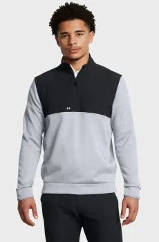 Мужская серая спортивная кофта UA Drive Storm SF HZ Серый S Under Armour 1387121-035