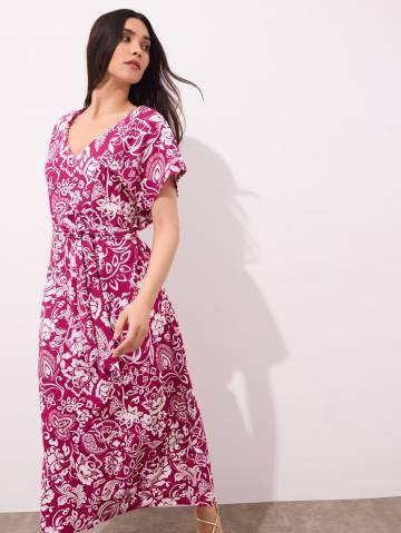 Mohito - Сукня міді з короткими рукавами - світло-фіолетовий - S