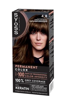Стойкая крем-краска для волос SYOSS 4_8 Каштановый шоколадный, 115 мл