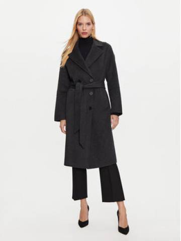 Silvian Heach Вовняне пальто GPA24016CP Сірий Regular Fit Silvian Heach Вовняне пальто GPA24016CP Сірий Regular Fit