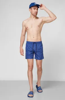 Мужские синие плавательные шорты Синий M Karl Lagerfeld KL21MBM03;NAVY