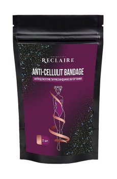 Антицеллюлитное горячее бандажное обертывание Reclaire Anti-Cellulit Bandage, 2 шт